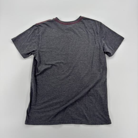 RVCA Men’s Medium Gray T-Shirt The Balance of Opposites Graphic Logo Vintage Dye - Picture 6 of 7